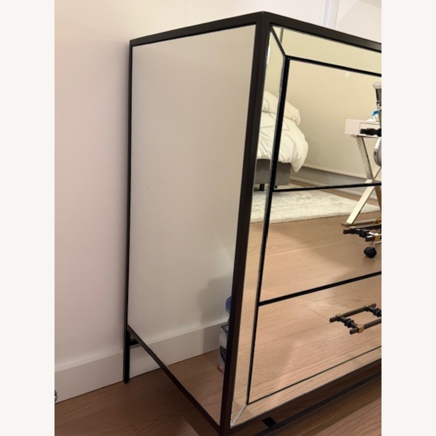 West Elm Mirrored 6-Drawer Dresser - image-4