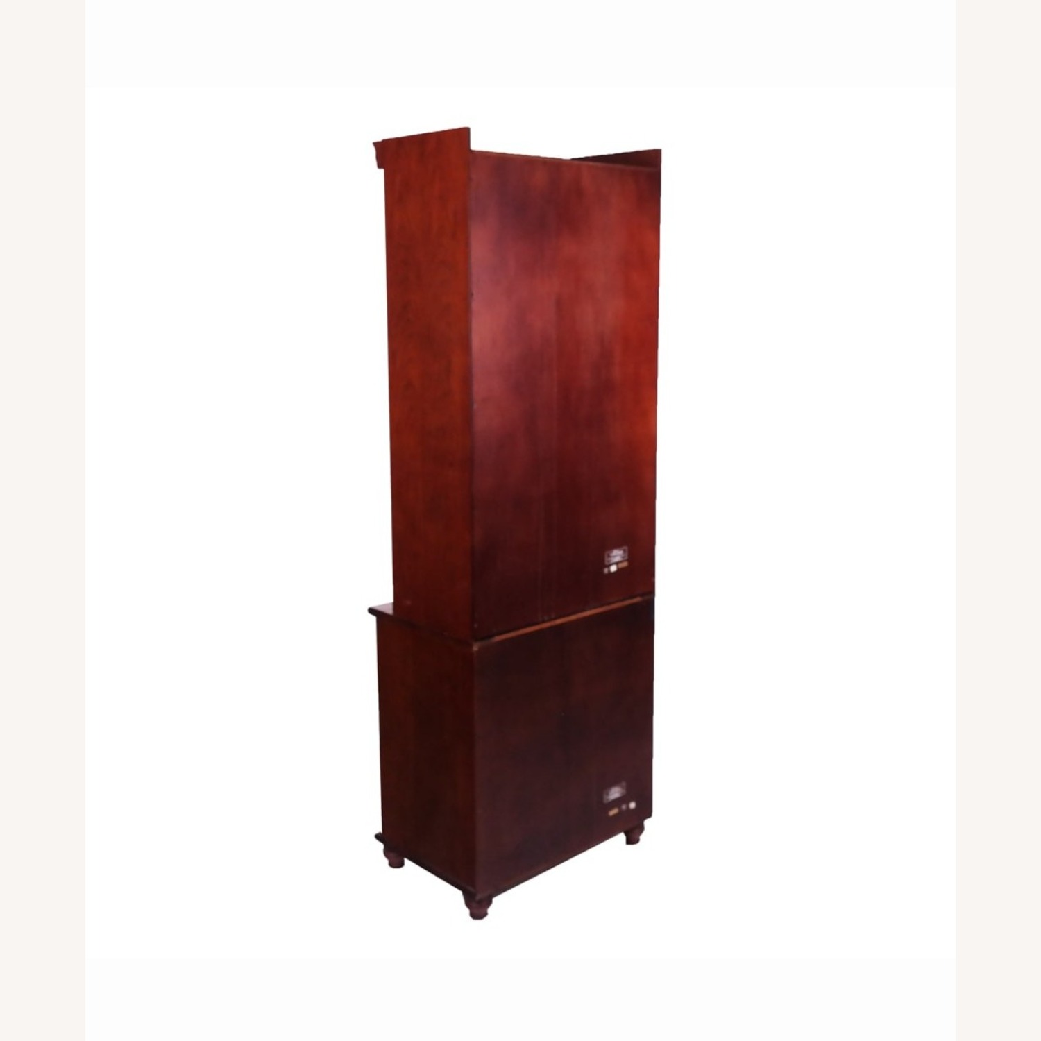 Bombay & Co. Cherry Bookcases w Interior Lights - image-9