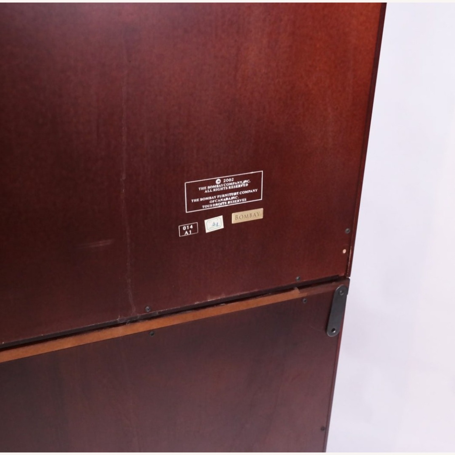 Bombay & Co. Cherry Bookcases w Interior Lights - image-12