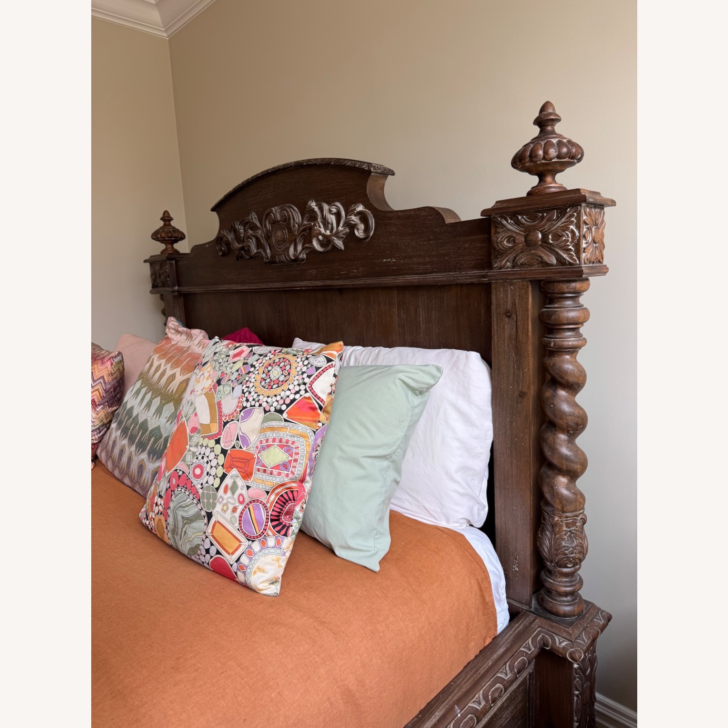 Restoration Hardware Queen Bed - image-9