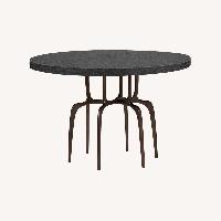 Made Goods Cyrano Faux Shagreen Dining Table 48"