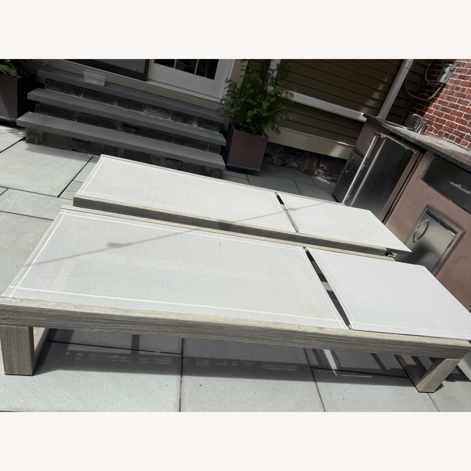 West Elm Outdoor Chaise Lounge Set - image-4