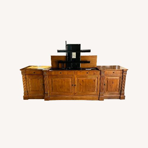 Used Ethan Allen 3 Piece TV Cabinet  for sale on AptDeco