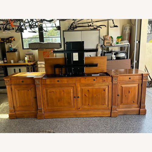 Used Ethan Allen 3 Piece TV Cabinet  for sale on AptDeco
