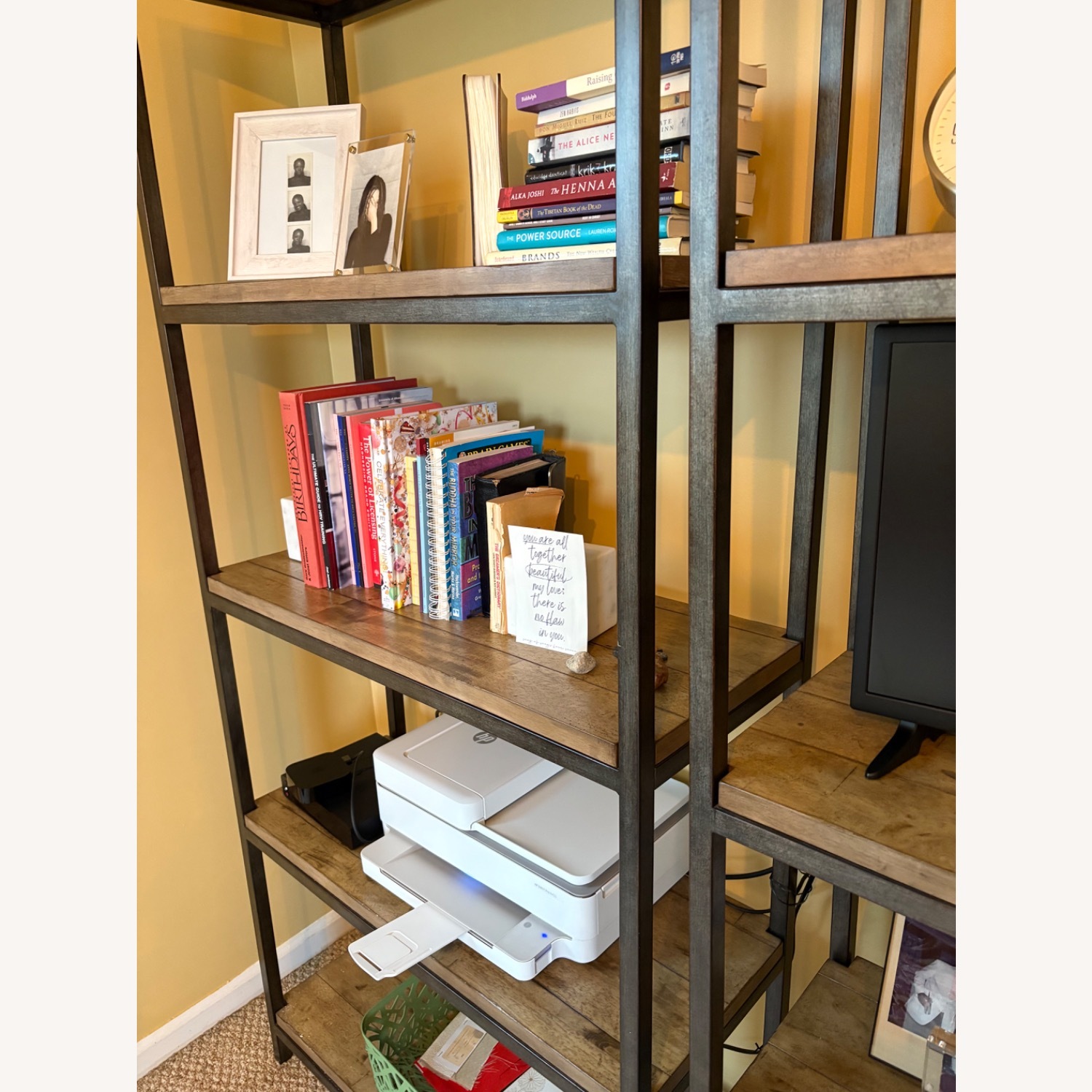 Wood and Metal Bookshelves - image-3
