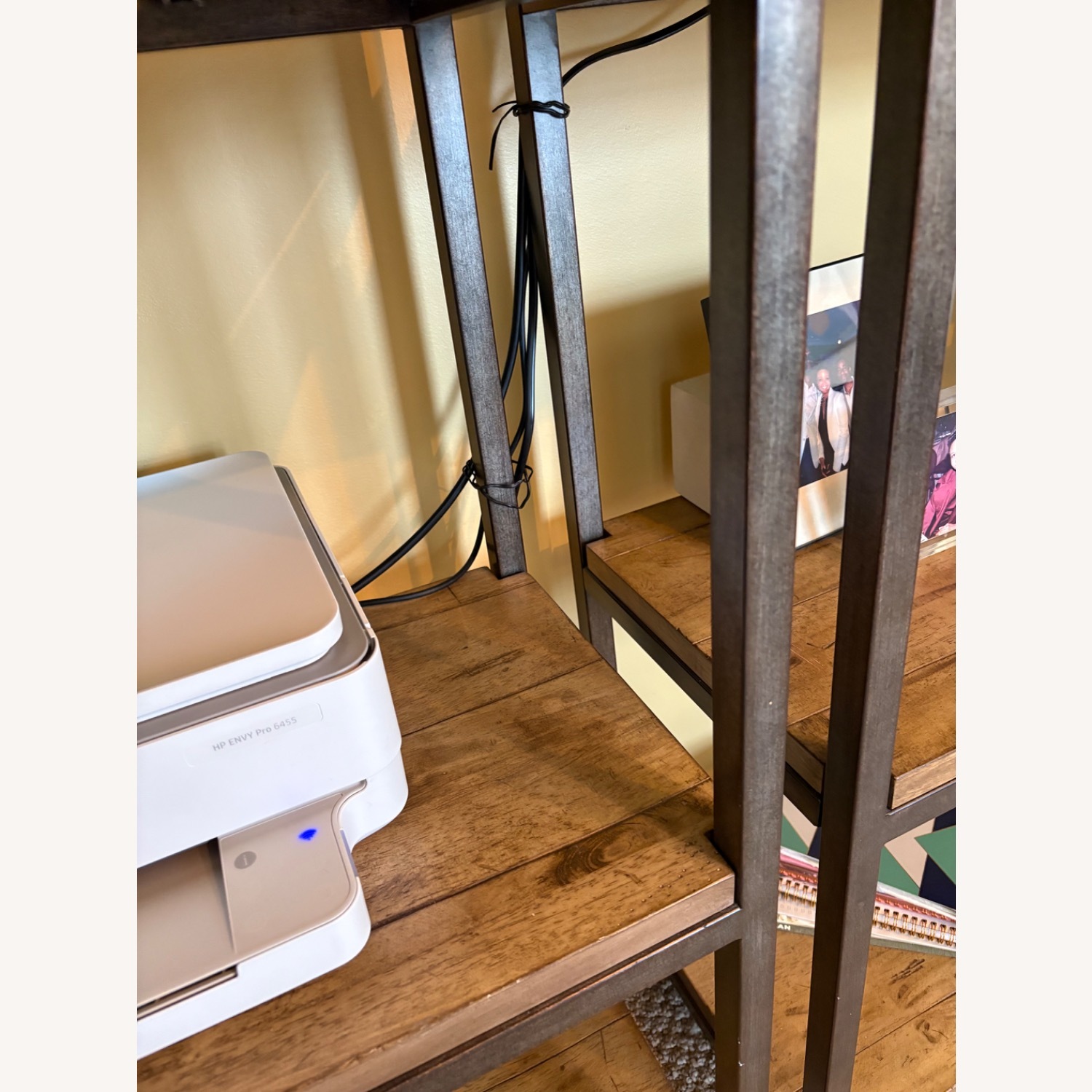 Wood and Metal Bookshelves - image-5