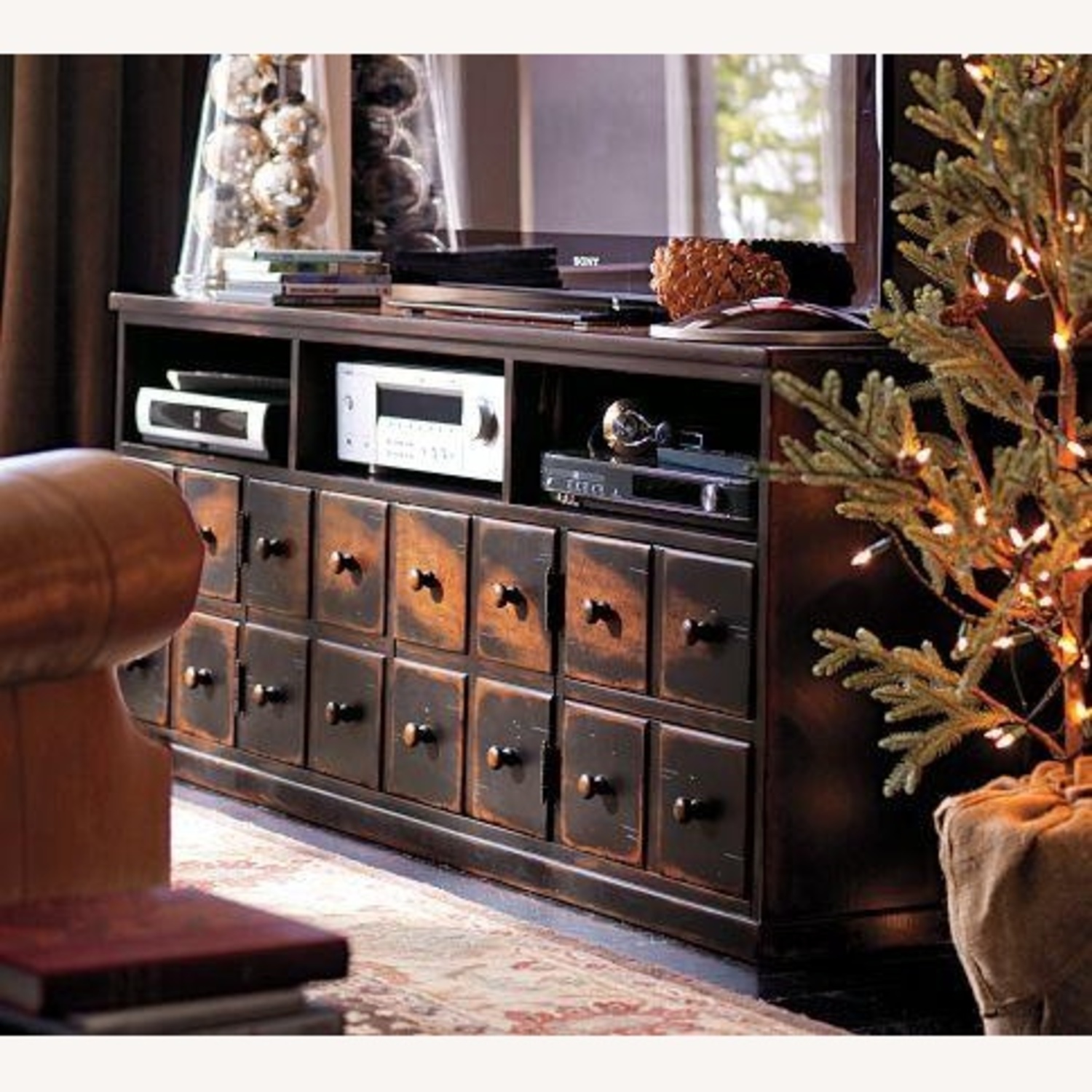 Pottery Barn Apothecary Andover Media Console - image-5
