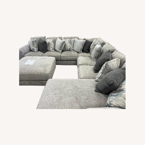 Used Ashley Furniture Light Grey Sectional Couch  for sale on AptDeco