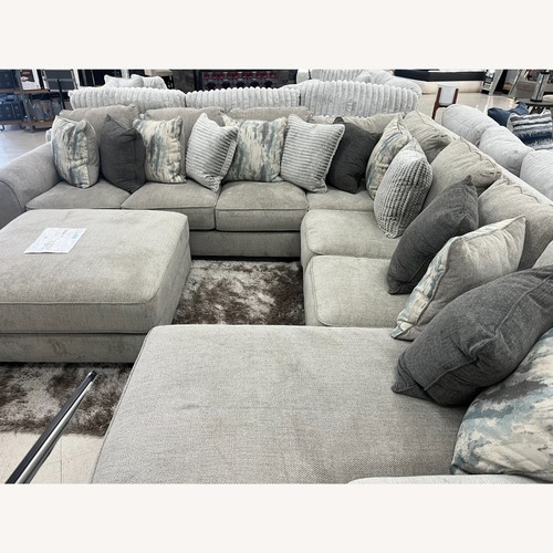 Used Ashley Furniture Light Grey Sectional Couch  for sale on AptDeco
