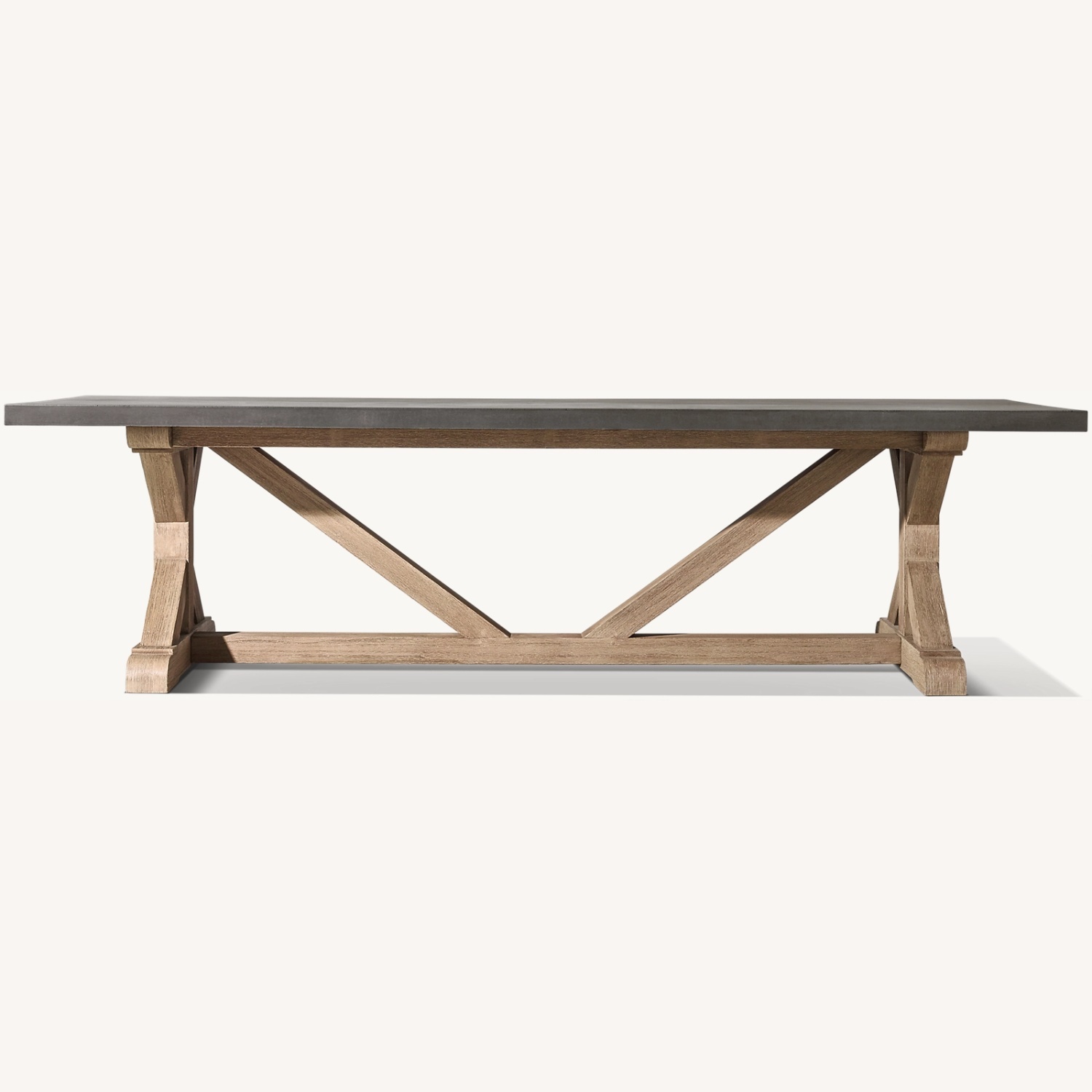 Restoration Hardware 9 Foot Concrete Dining Table - image-0
