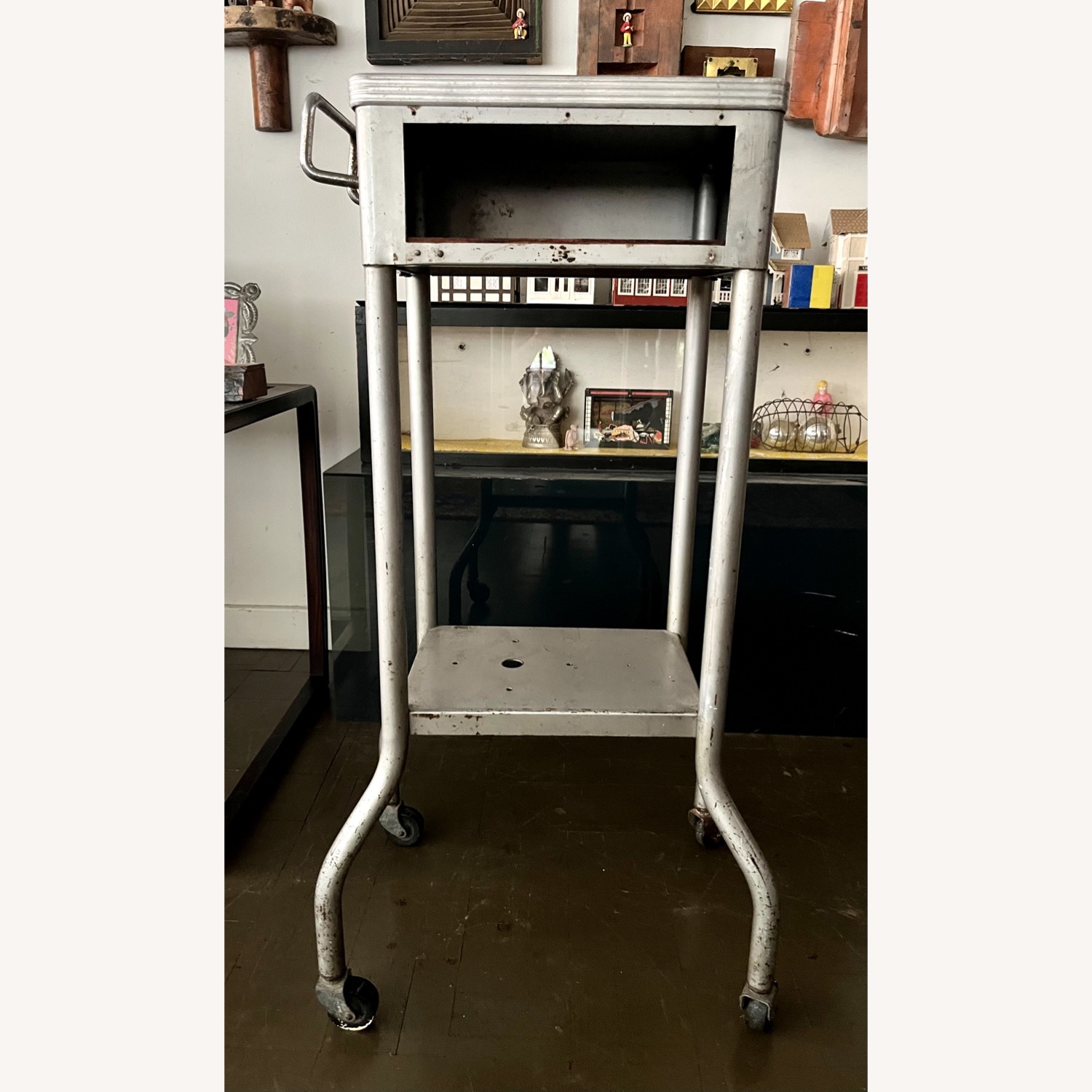 Industrial Side Table Medical Salvage 1950s - image-16