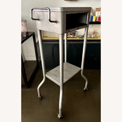 Used Industrial Side Table Medical Salvage 1950s for sale on AptDeco