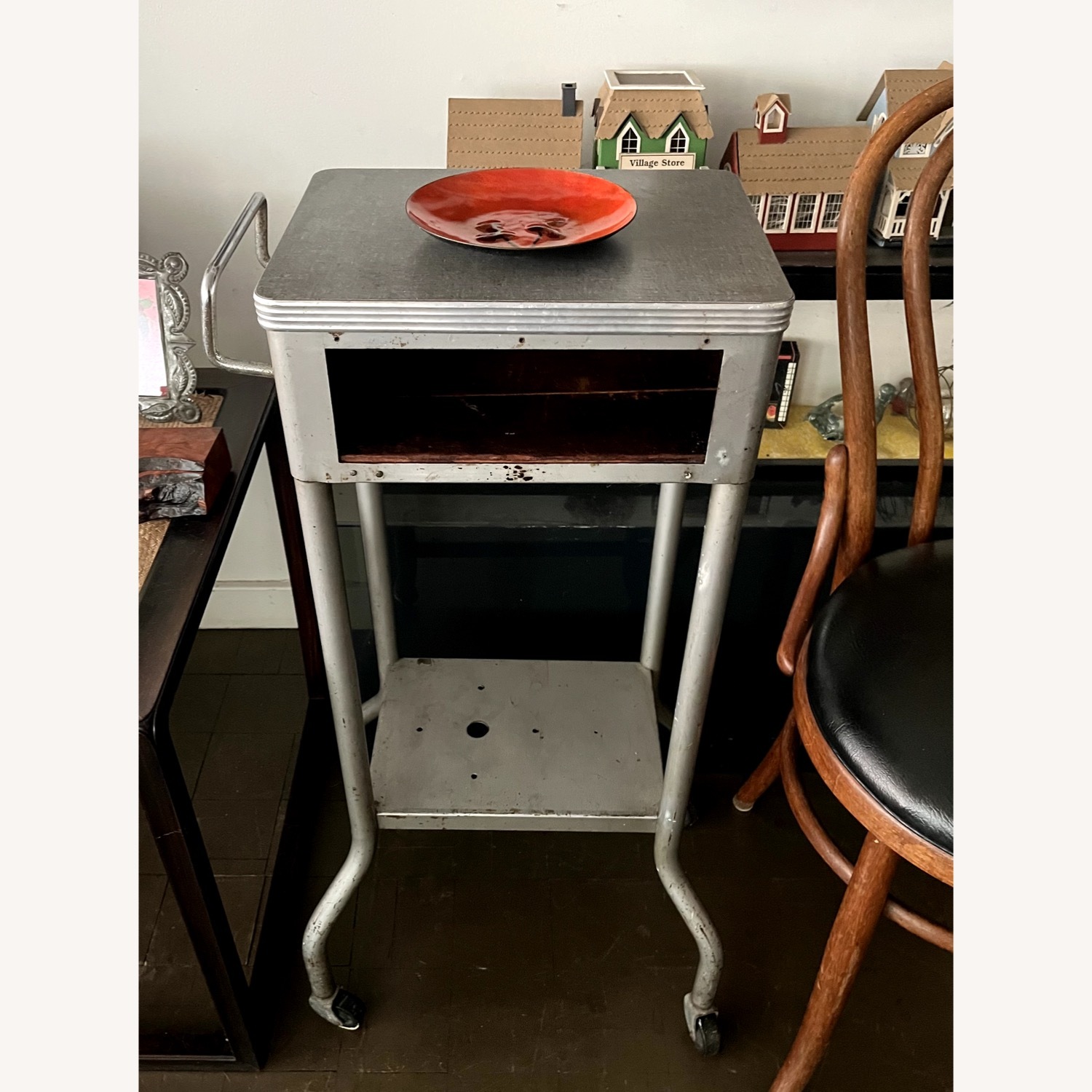 Industrial Side Table Medical Salvage 1950s - image-5