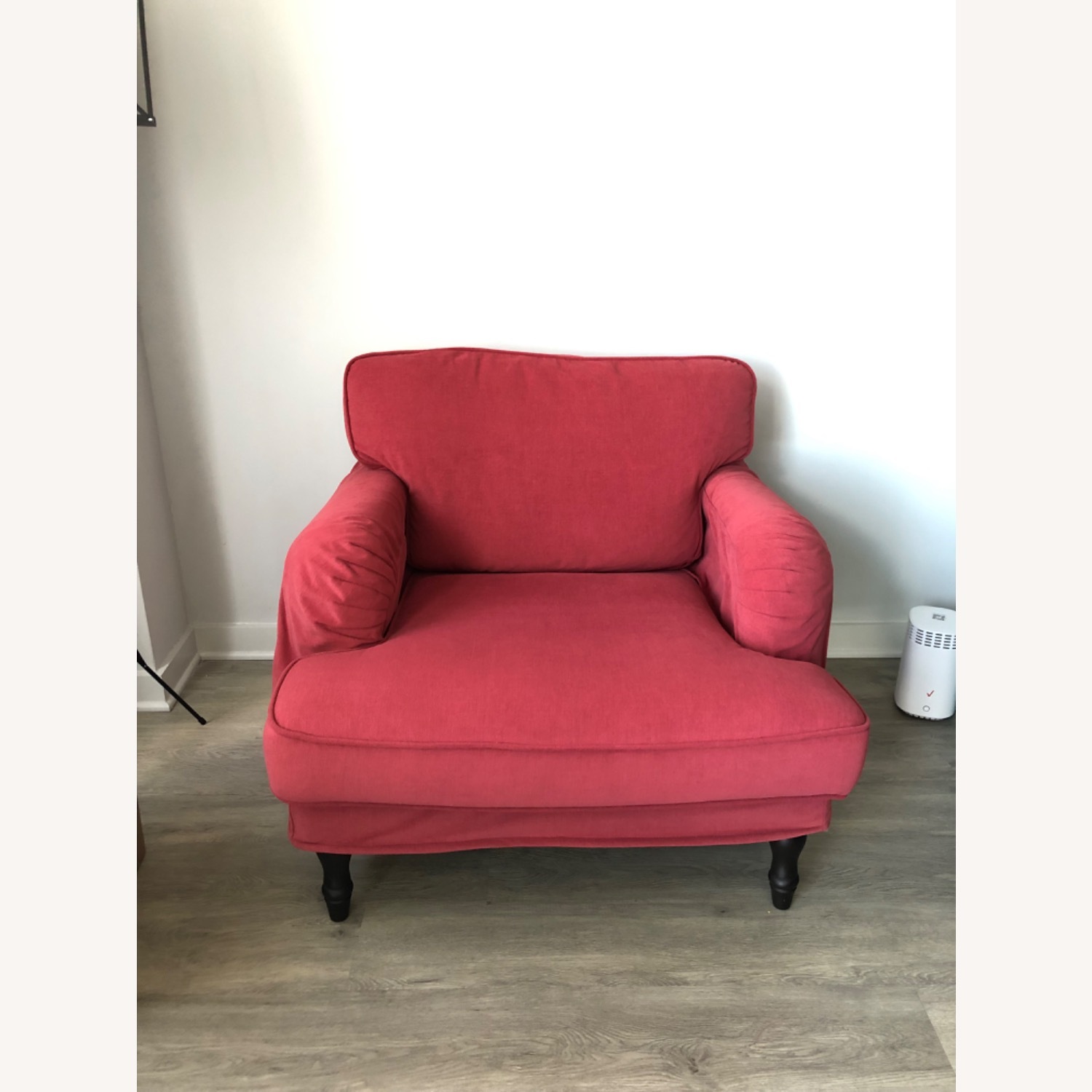 IKEA Stocksund Light Red Extra Wide and Deep Armchair - image-2