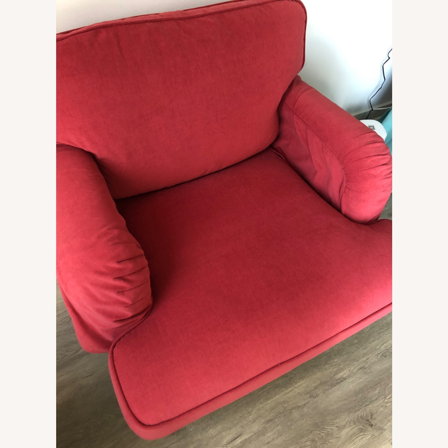 IKEA Stocksund Light Red Extra Wide and Deep Armchair - image-6