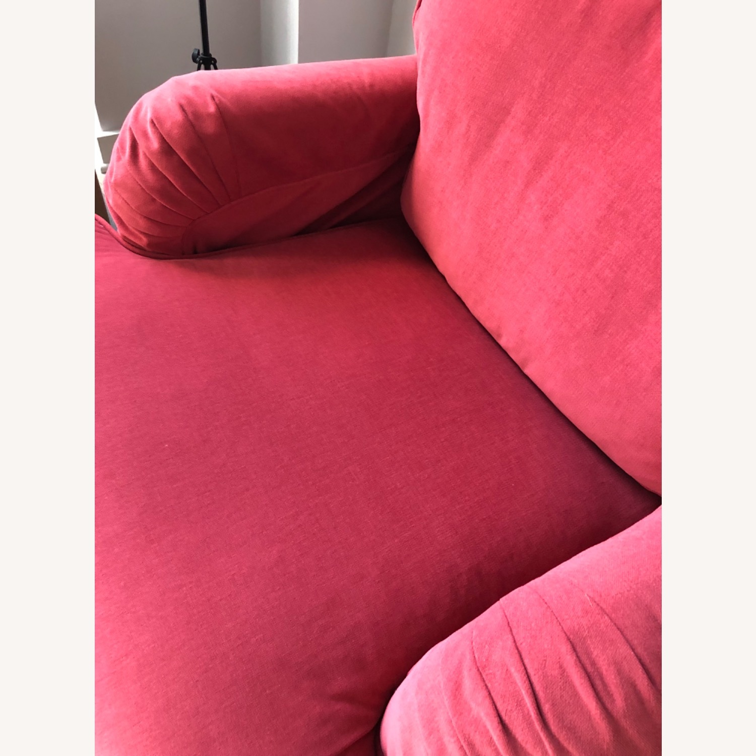 IKEA Stocksund Light Red Extra Wide and Deep Armchair - image-5