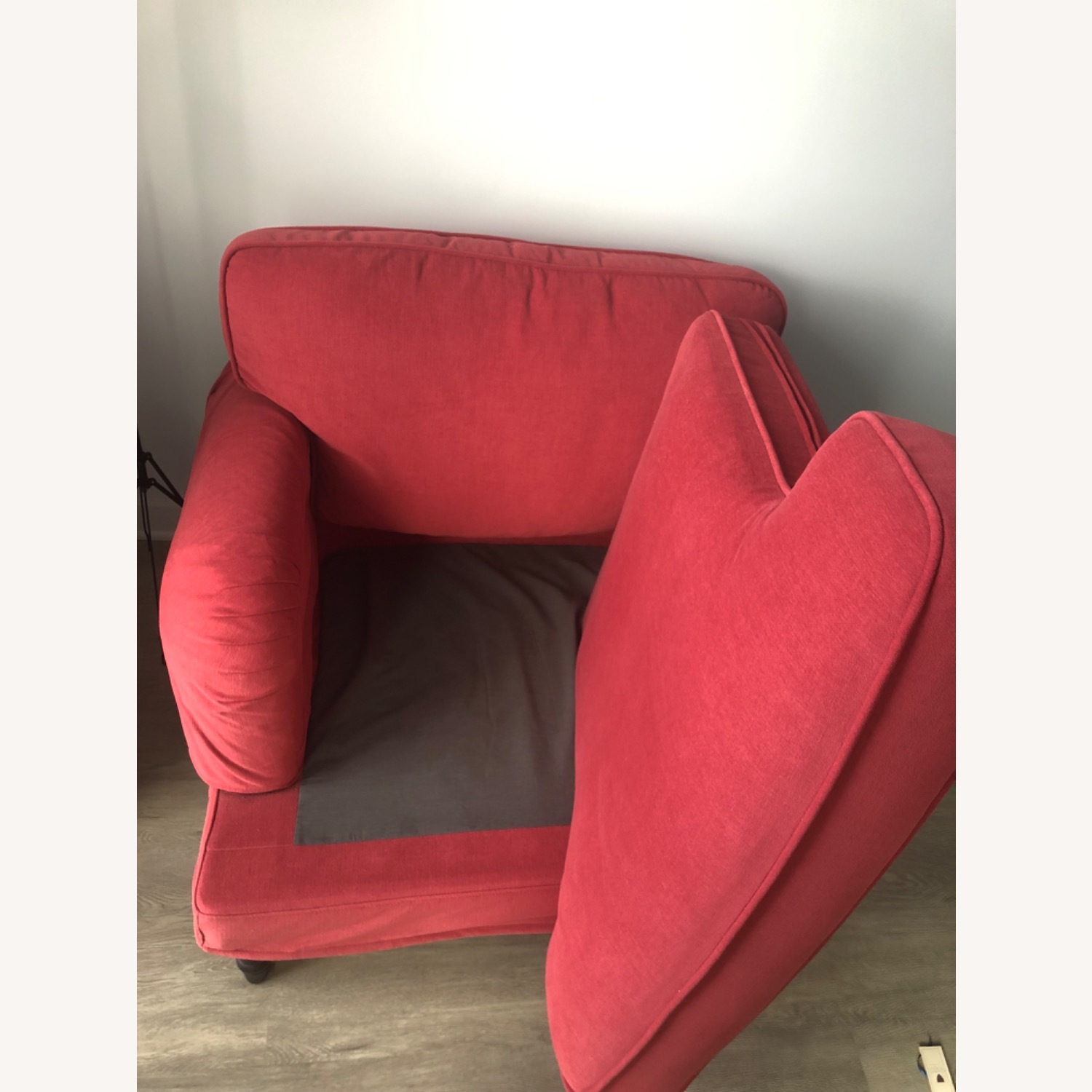 IKEA Stocksund Light Red Extra Wide and Deep Armchair - image-7