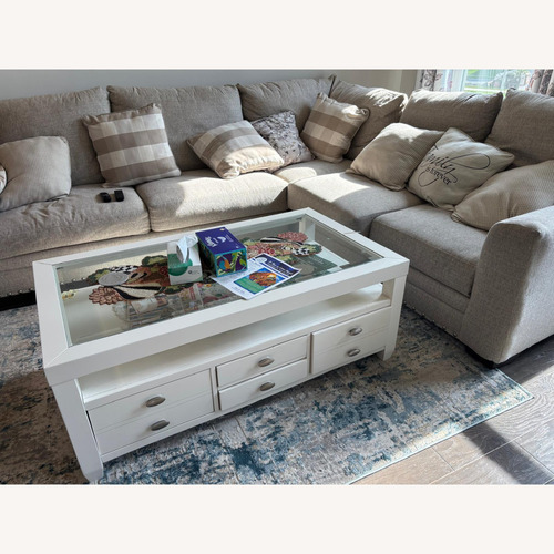 Used Bob's Discount Furniture 8 Seater Sofa for sale on AptDeco