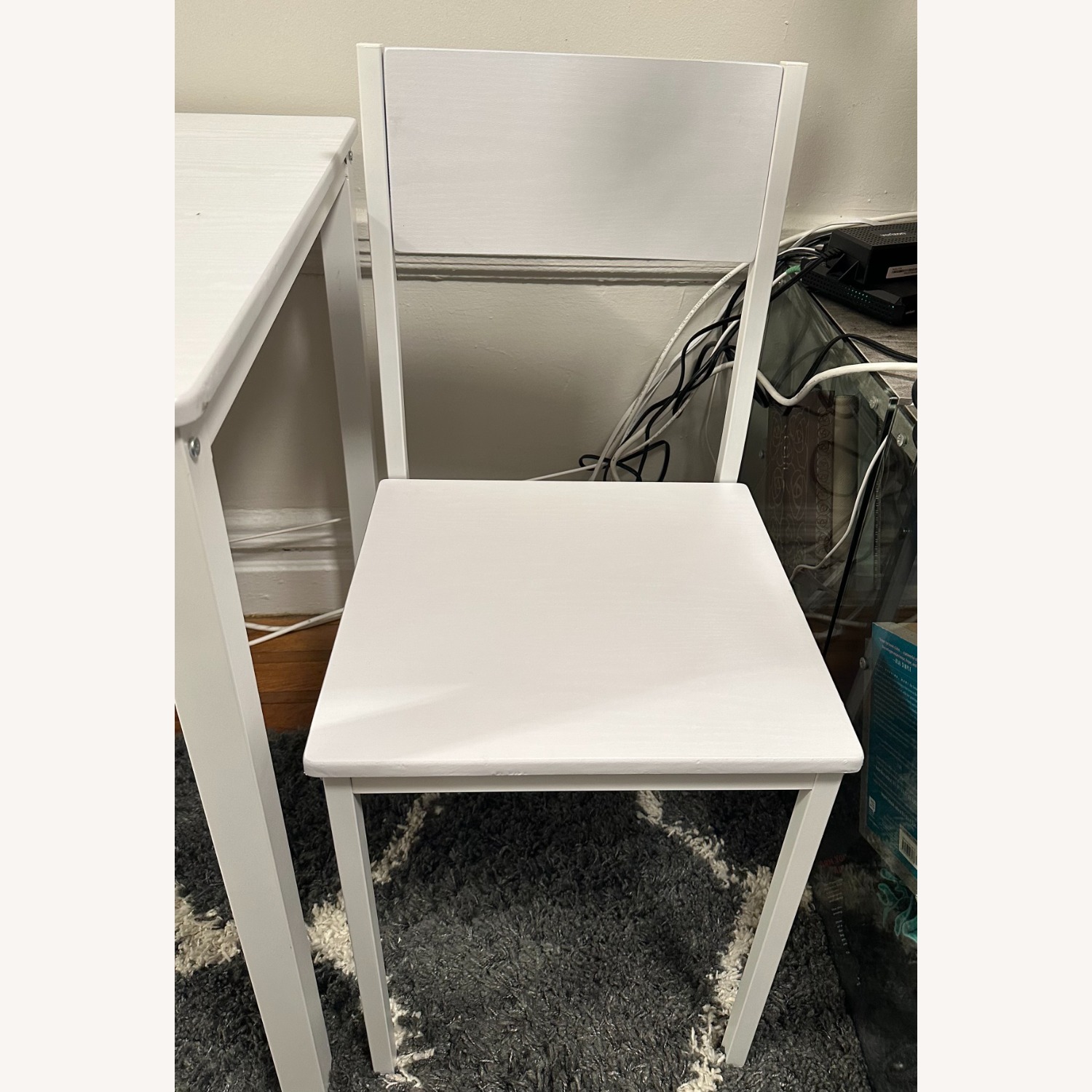 Wayfair White Dining Table Set 2 Chairs + Bench - image-3
