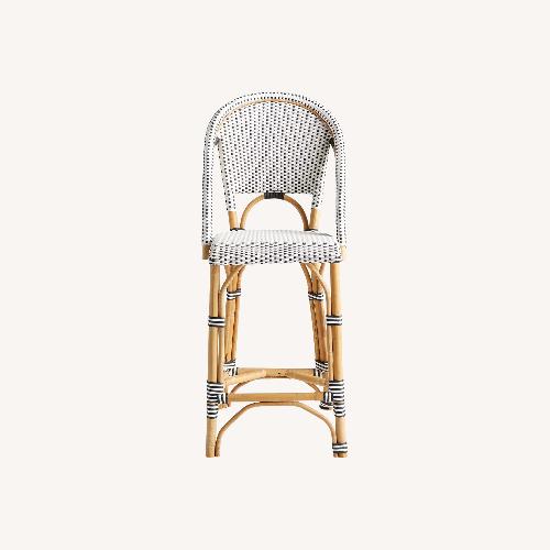Used Serena & Lily Riviera Rattan Counter Stools for sale on AptDeco