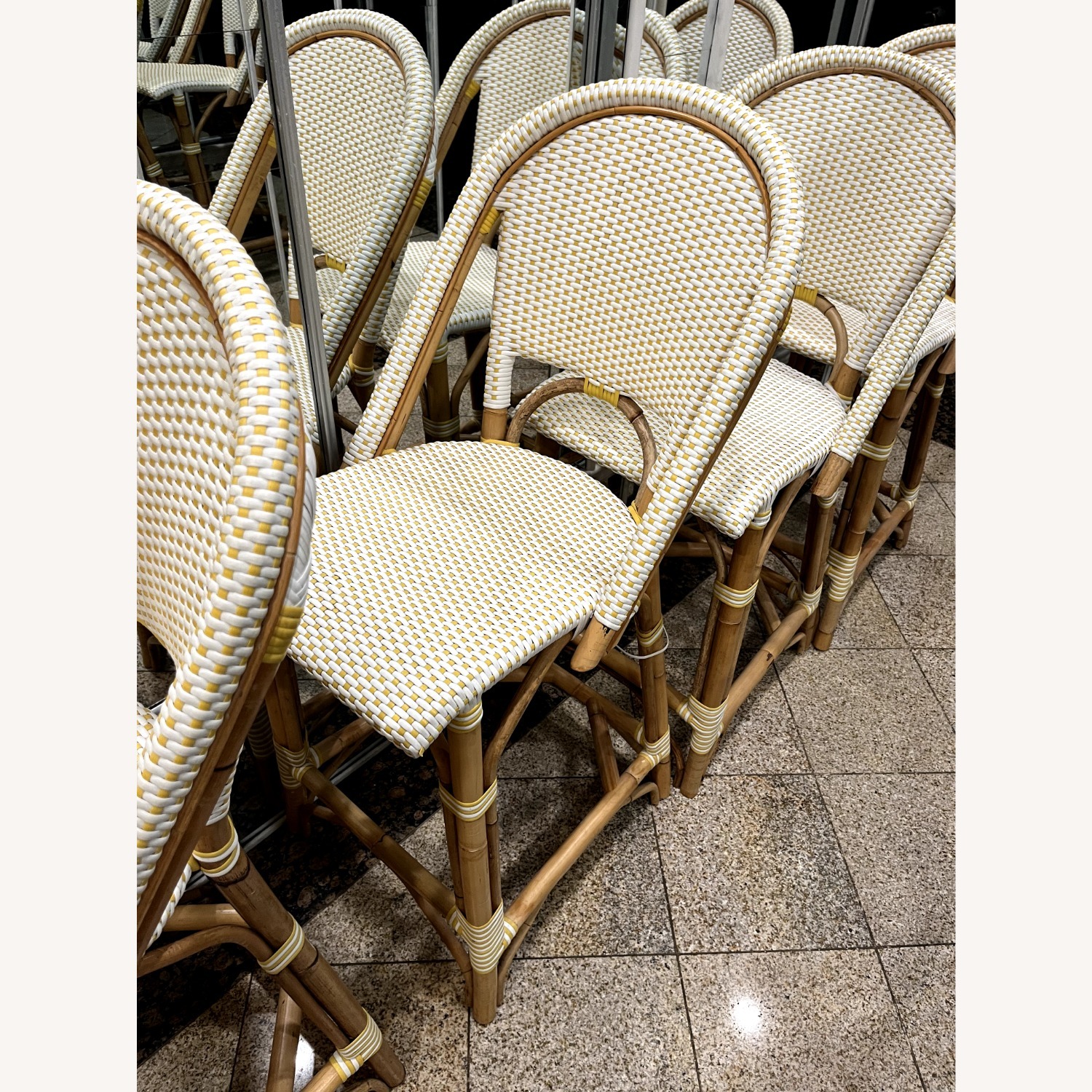 Serena & Lily Riviera Rattan Counter Stools - image-4