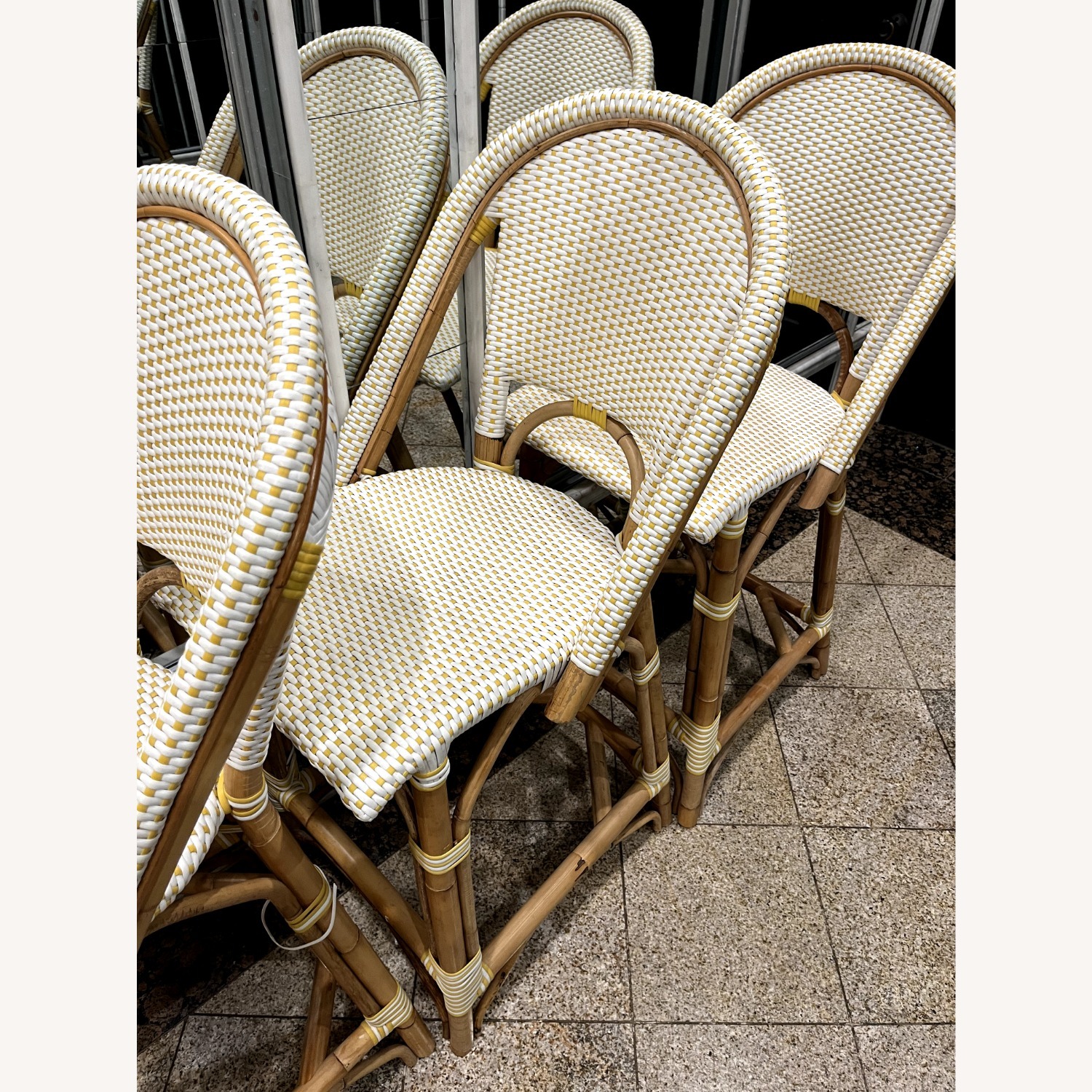 Serena & Lily Riviera Rattan Counter Stools - image-5