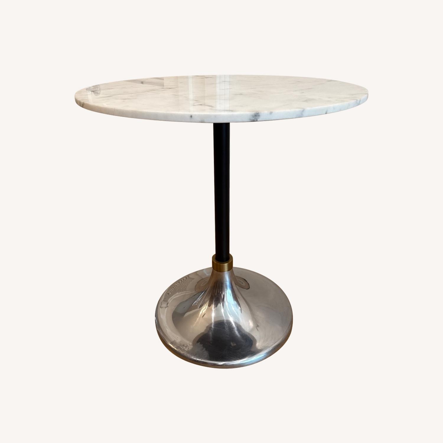 CB2 Hackney Marble Top Bistro Table - image-0