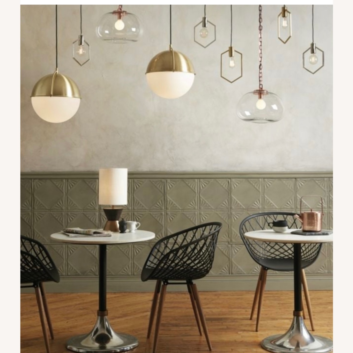 CB2 Hackney Marble Top Bistro Table - image-9