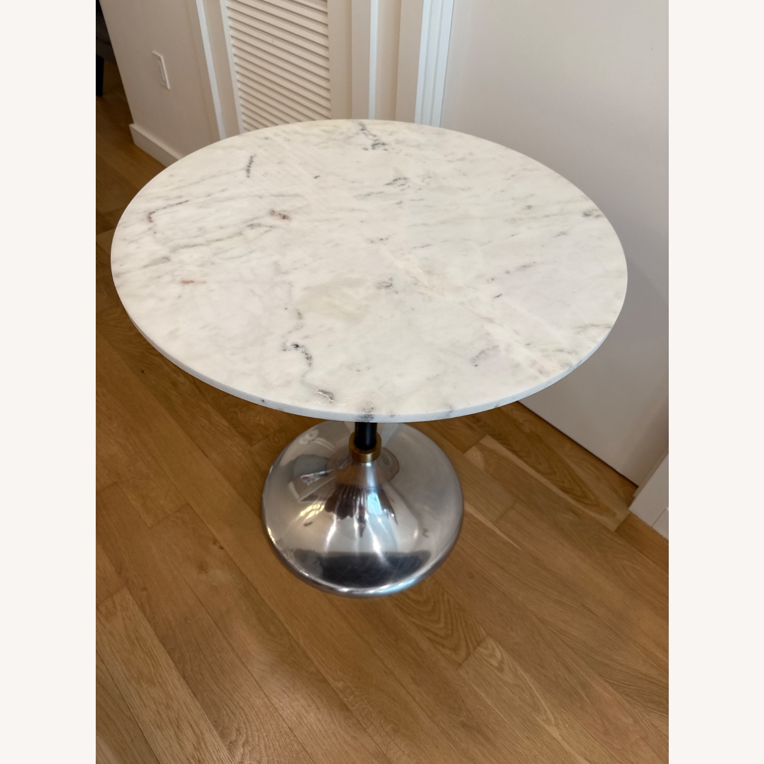 CB2 Hackney Marble Top Bistro Table - image-2