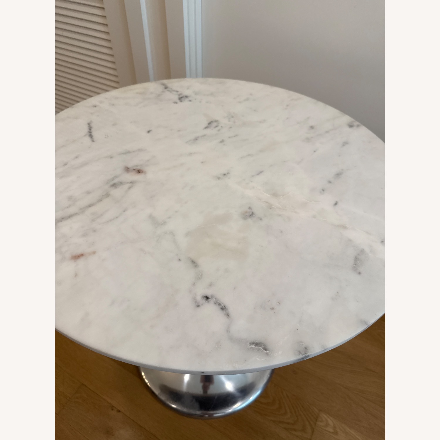 CB2 Hackney Marble Top Bistro Table - image-3