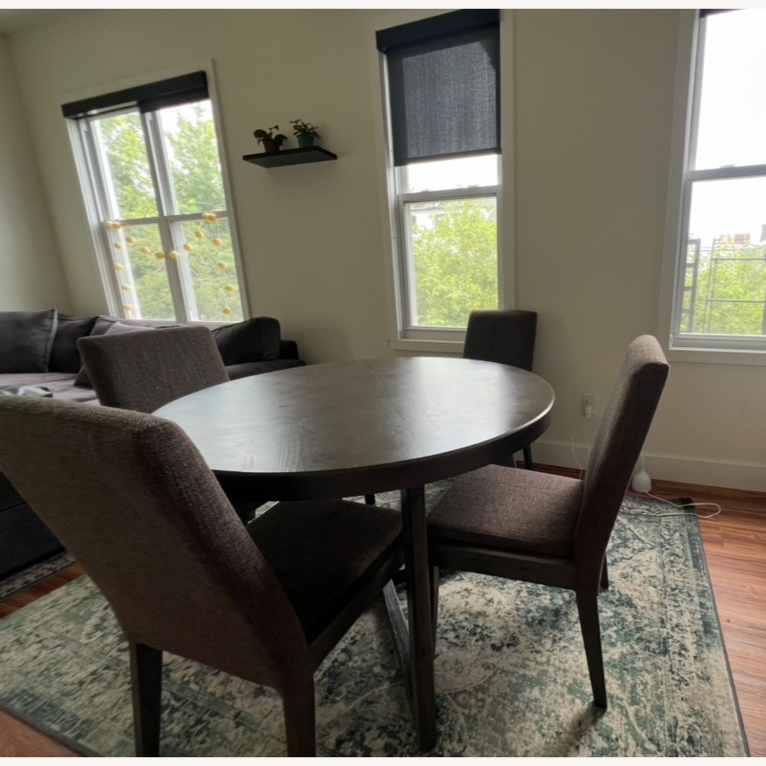 Raymour & Flanigan Modern Dining Table & Chairs - image-3
