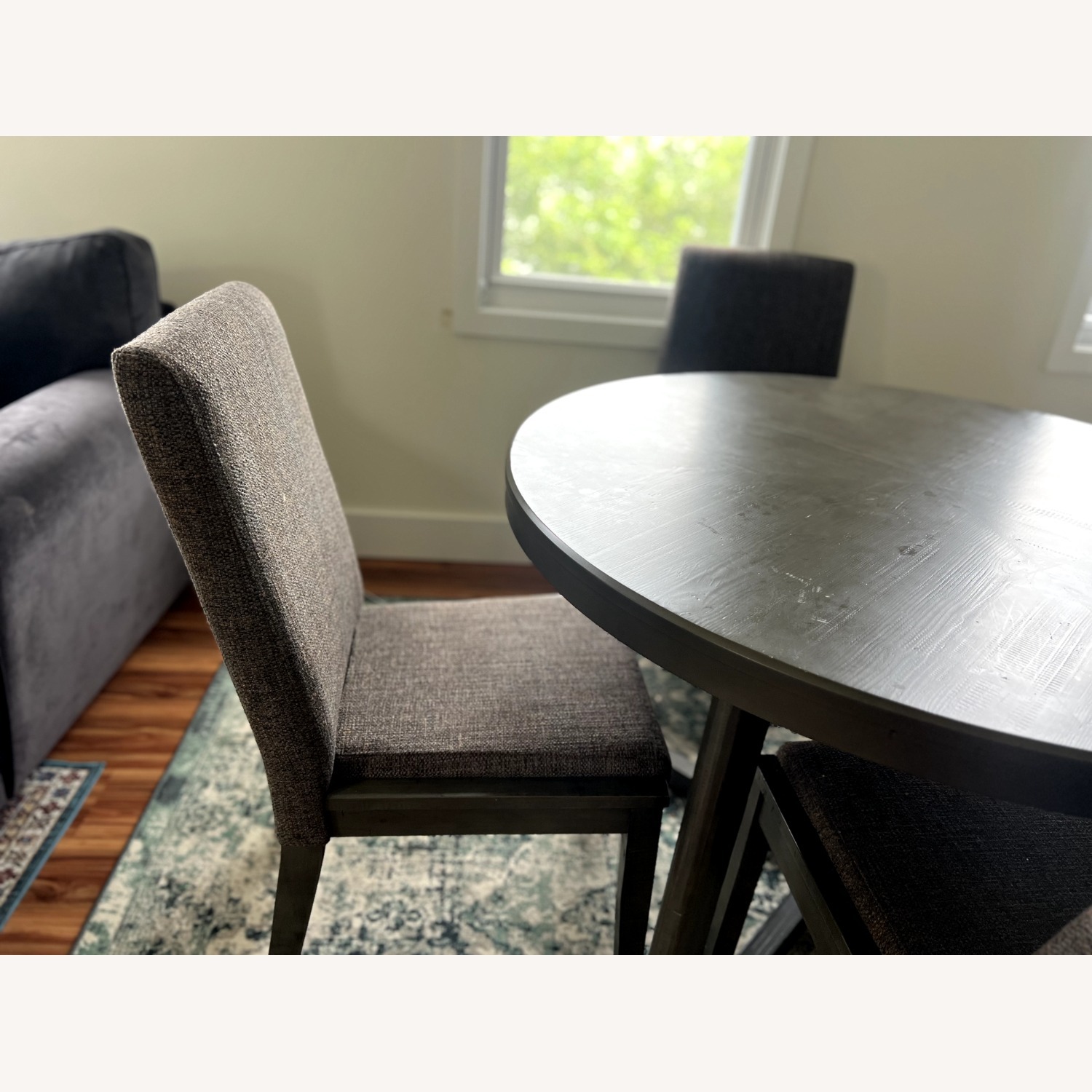 Raymour & Flanigan Modern Dining Table & Chairs - image-4