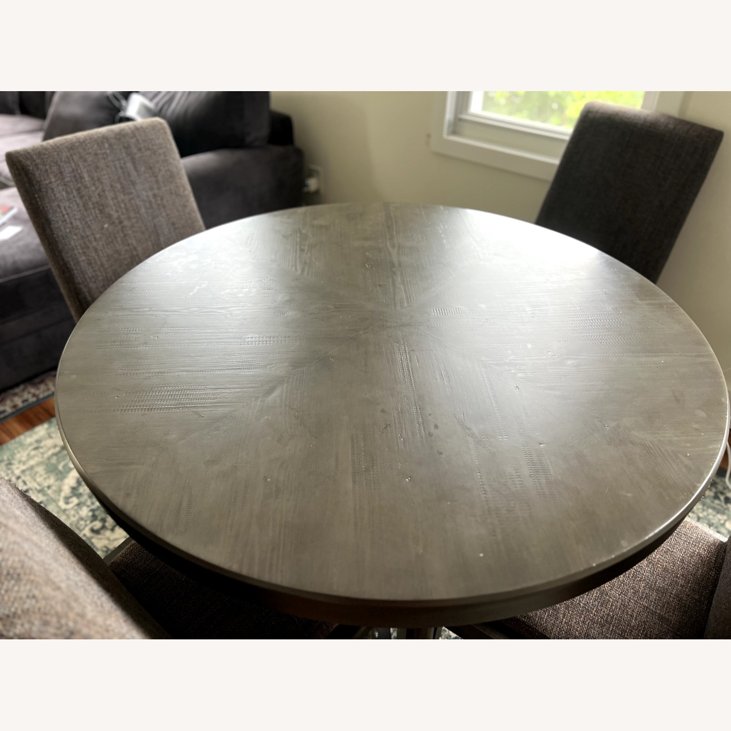 Raymour & Flanigan Modern Dining Table & Chairs - image-2