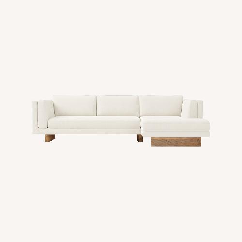 Used West Elm Anton 2-Piece Chaise Sectional 105" for sale on AptDeco
