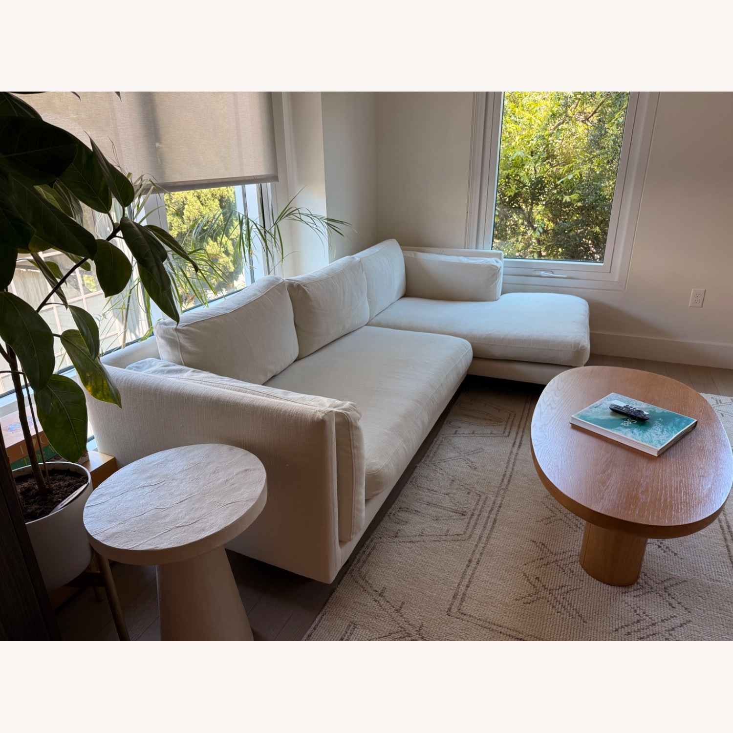 West Elm Anton 2-Piece Chaise Sectional 105" - image-1