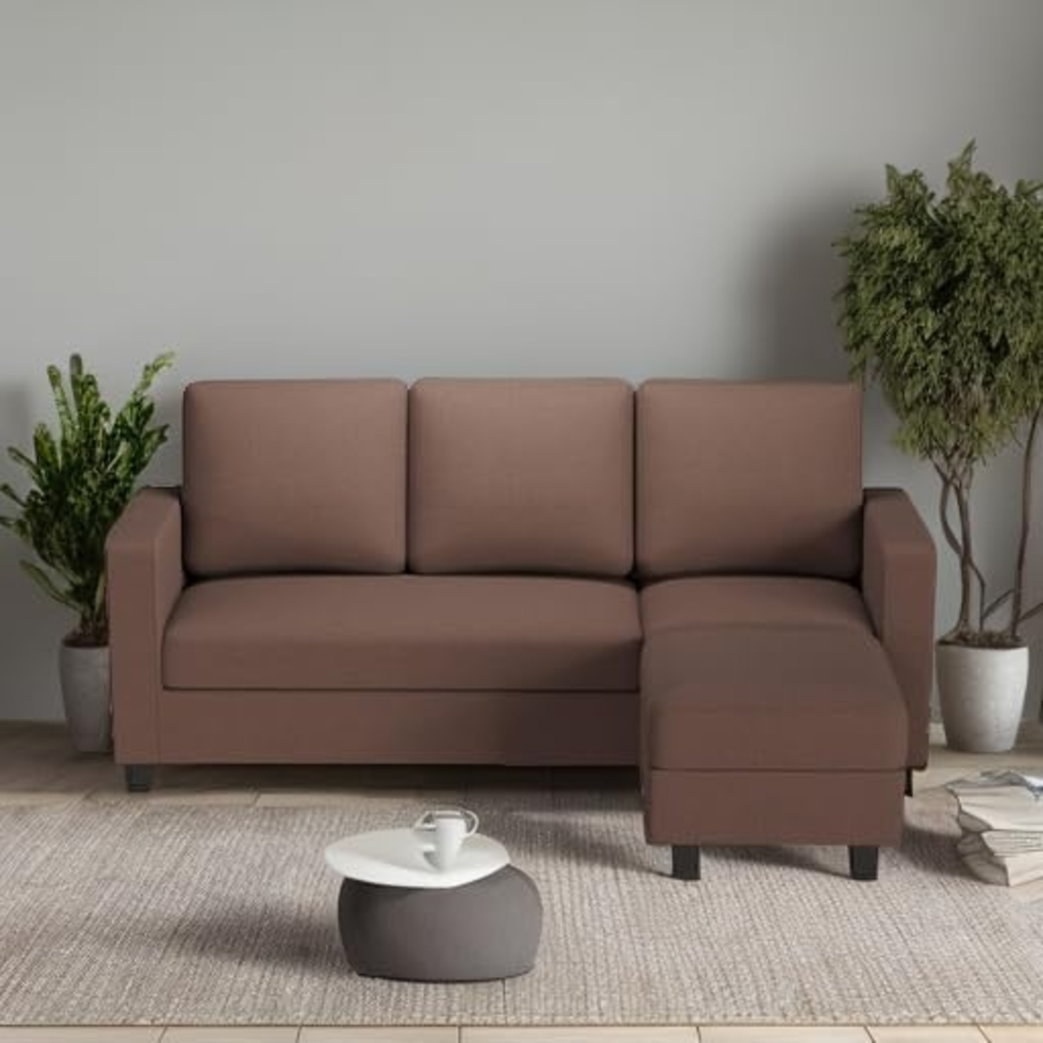 Amazon Sectional L Shaped Sofa with Reversible Chaise - image-4