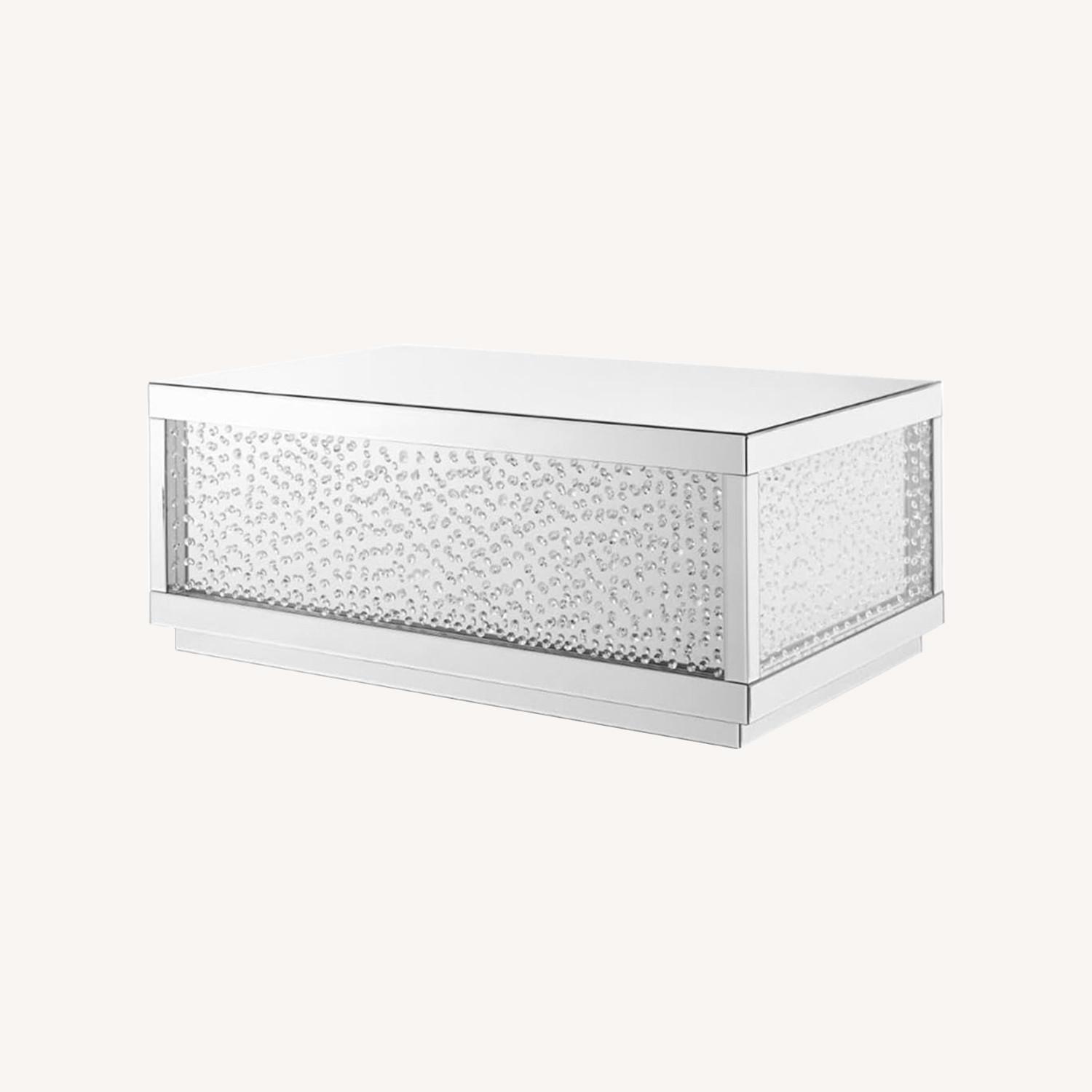 East Memphis Mirrored Glass Coffee Table - image-0