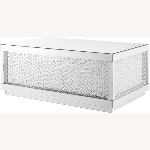 Used East Memphis Mirrored Glass Coffee Table for sale on AptDeco