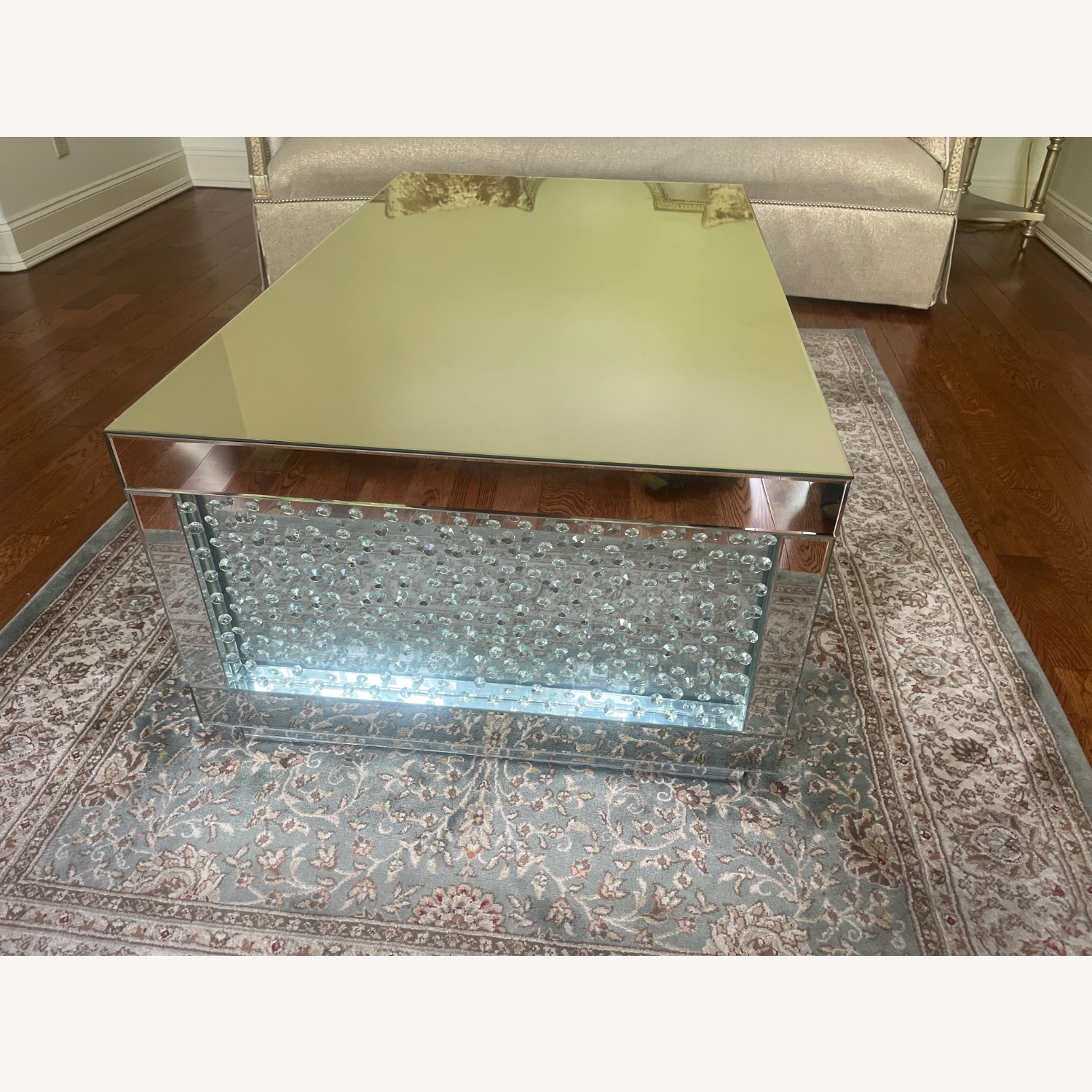 East Memphis Mirrored Glass Coffee Table - image-4