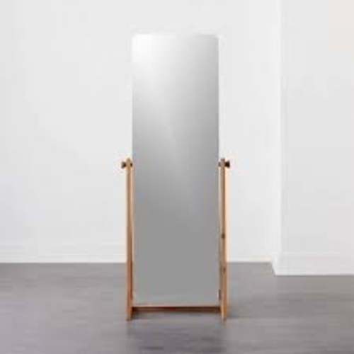 Used CB2 Drommen Acacia Standing Mirror for sale on AptDeco