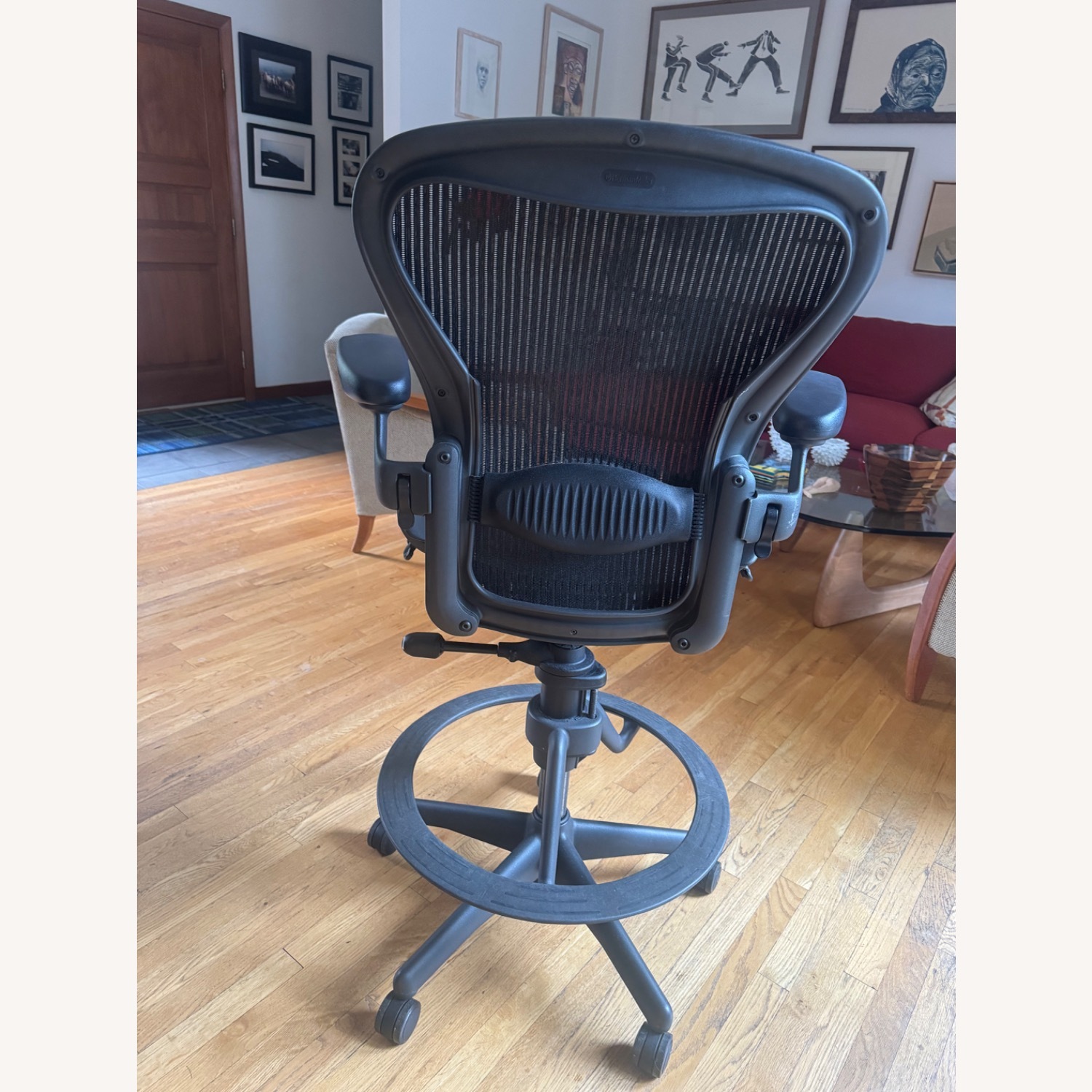 Herman Miller Aeron Stool Bar Height - image-2