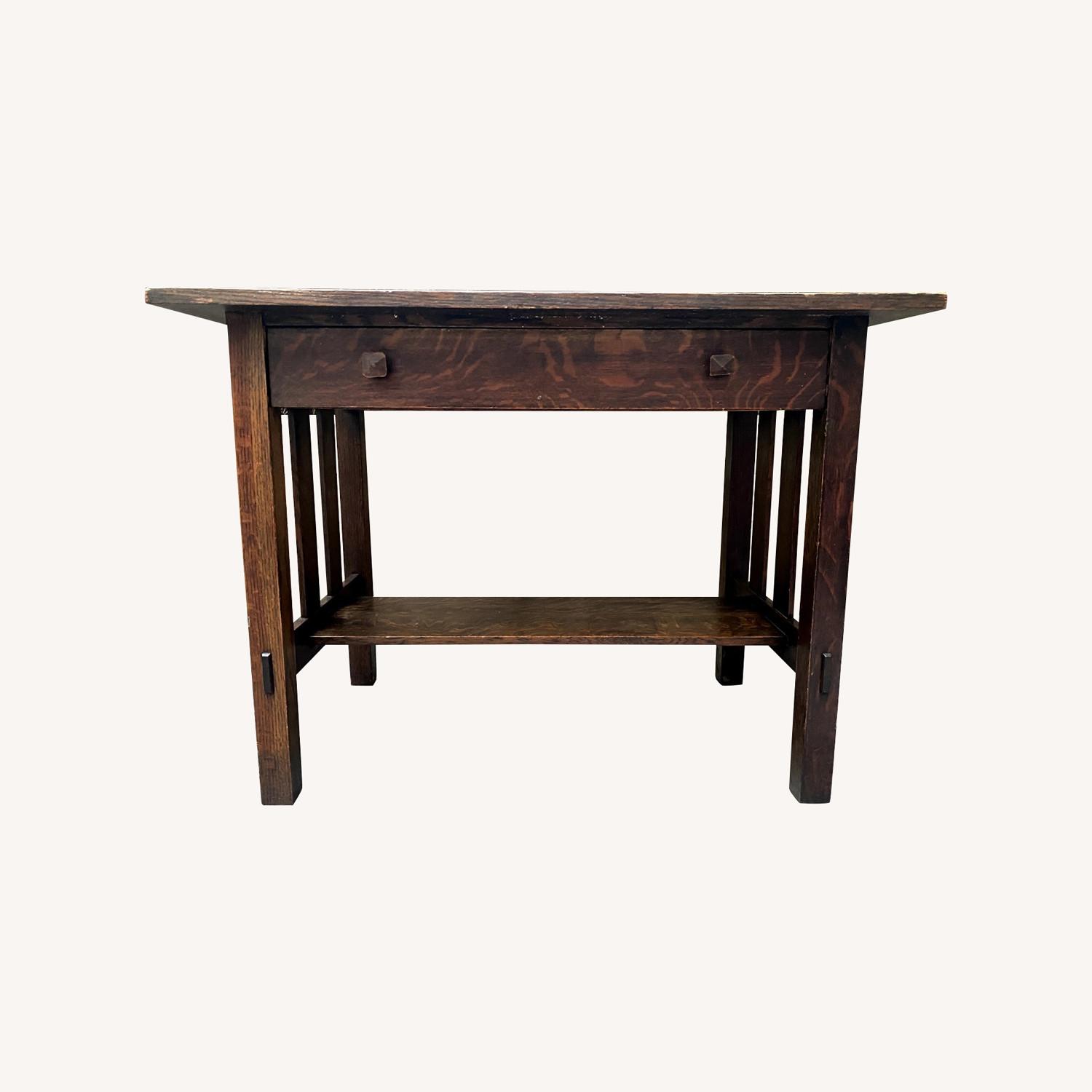 Antique 1920s Stickley Arts & Crafts Desk or Table - image-0
