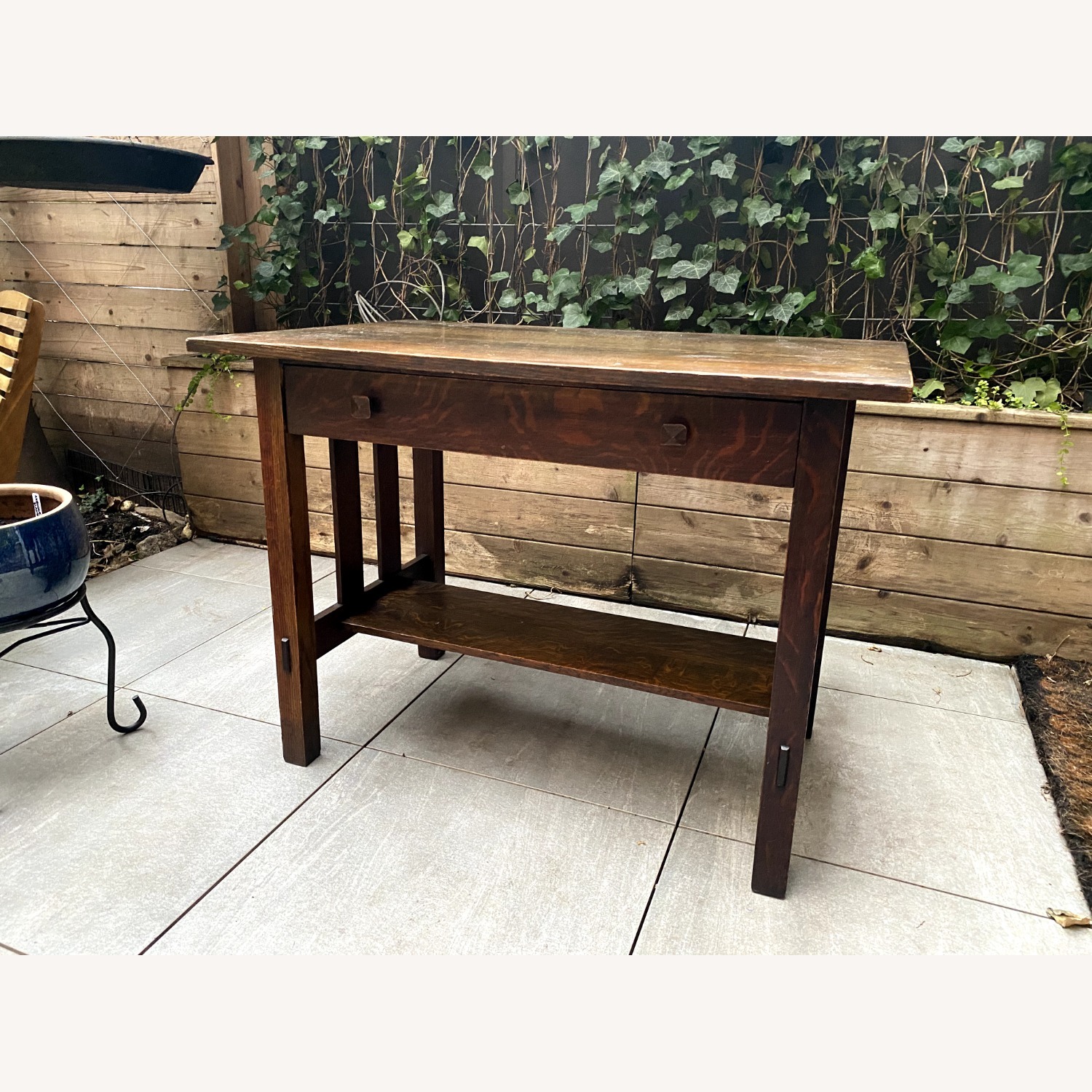 Antique 1920s Stickley Arts & Crafts Desk or Table - image-2
