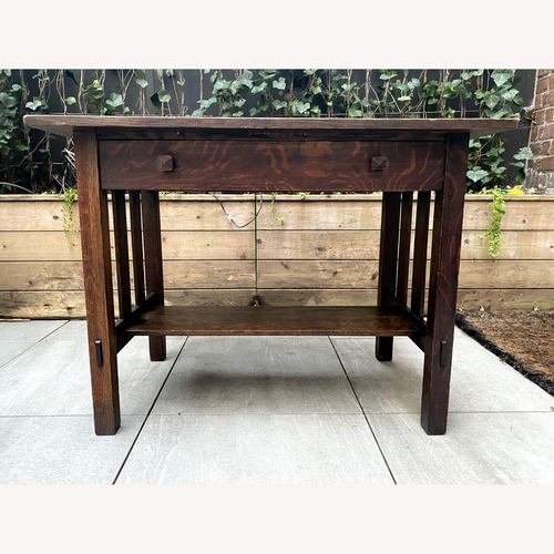 Used Antique 1920s Stickley Arts & Crafts Desk or Table for sale on AptDeco