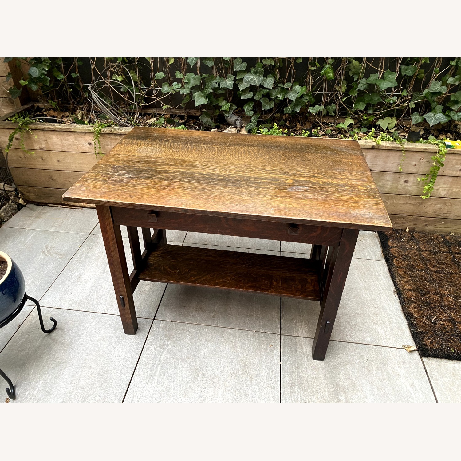 Antique 1920s Stickley Arts & Crafts Desk or Table - image-4