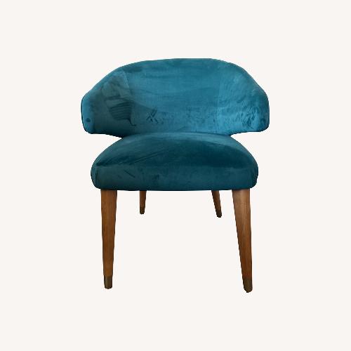 Used Velvet Armchair for sale on AptDeco
