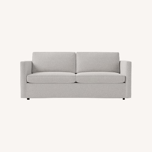 Used West Elm  Harris Dove Gray 66” Sofa for sale on AptDeco