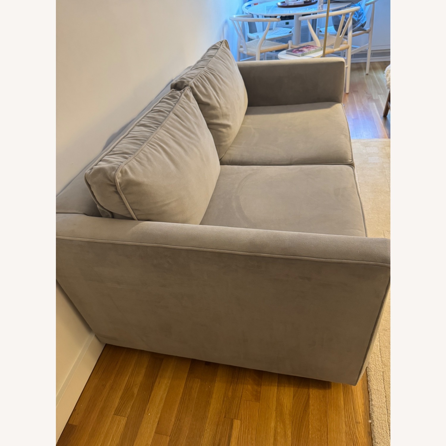 West Elm  Harris Dove Gray 66” Sofa - image-3