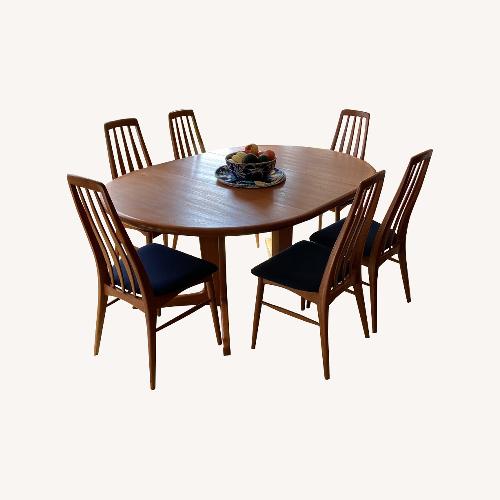 Used 1960's Koefoeds Hornslet Dining Table & Chairs for sale on AptDeco