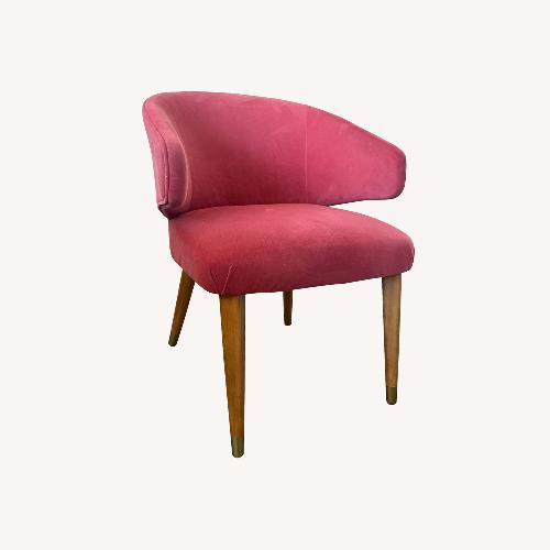 Used Velvet Dining Armchair for sale on AptDeco